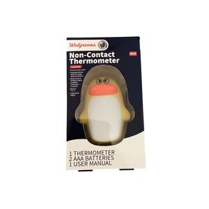 Walgreens Non-Contact Thermometer Infrared Forehead Penguin TH1110N-A Yellow NEW